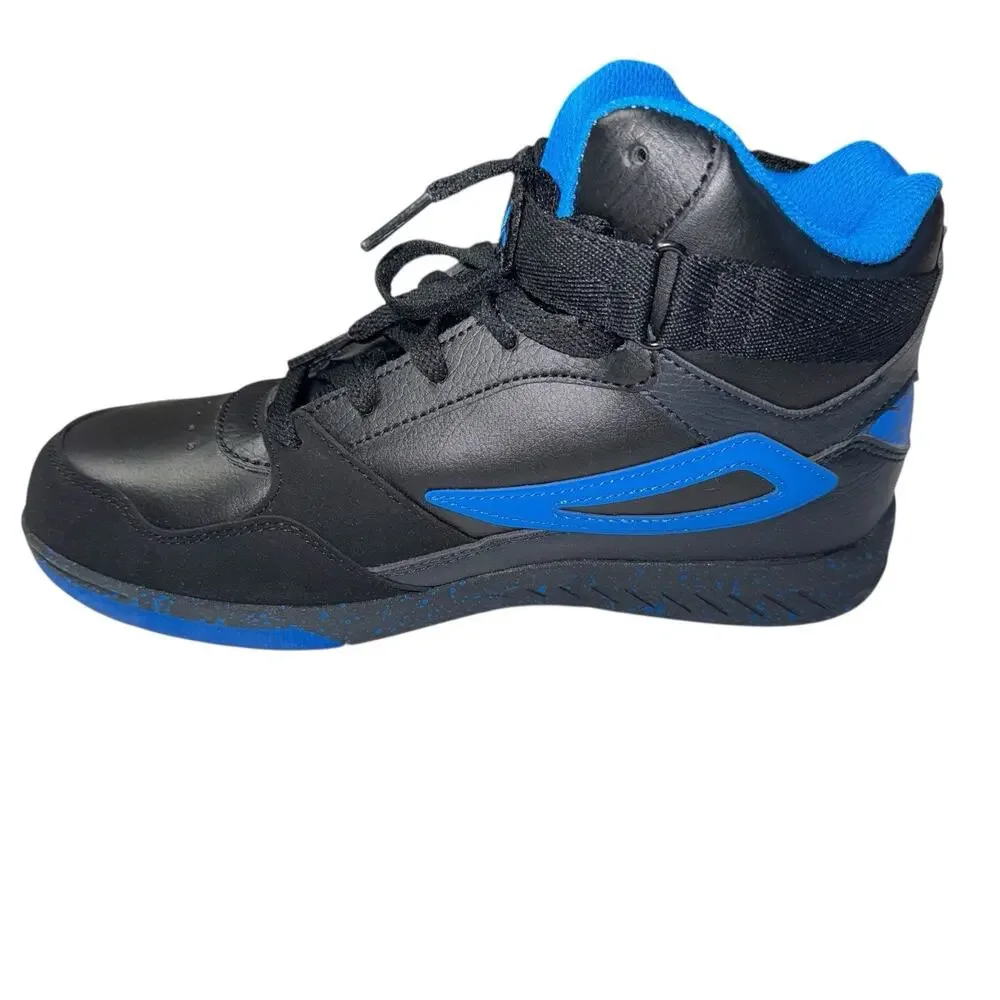 FILA MULTIVERSE Black and Blue Youth Strap shoes SZ/ 5.5
